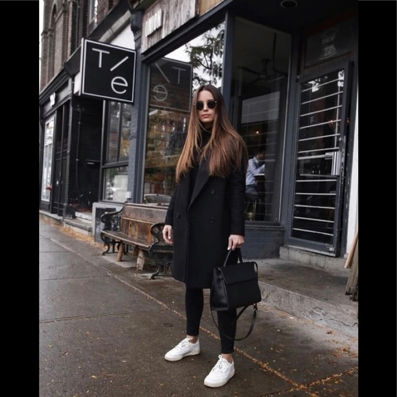 Notched Collar Classic Coat - Picture 10 of 15